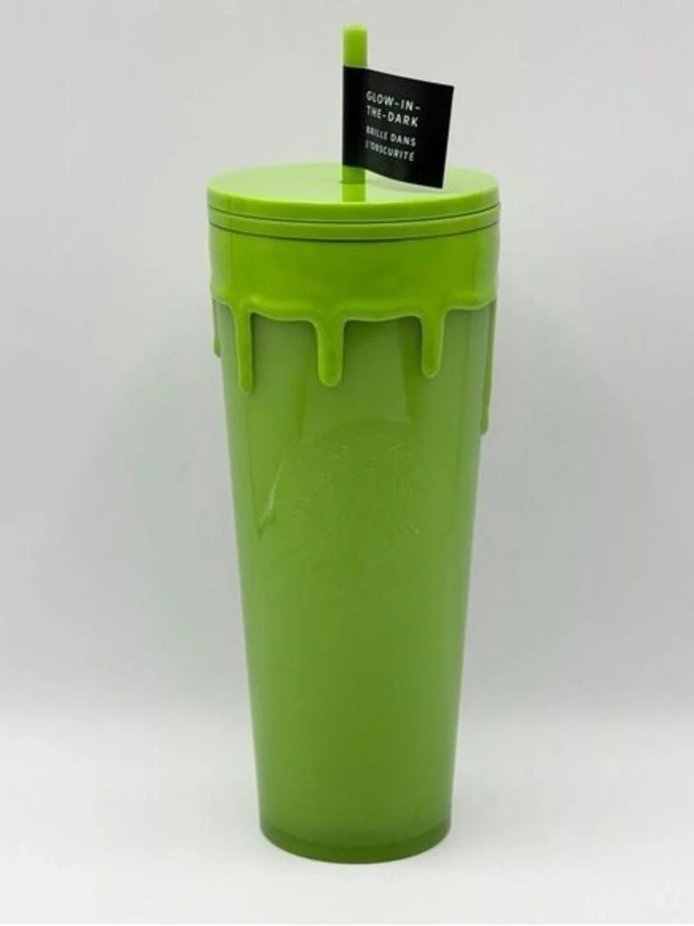 Starbucks Neon Green Drip Tumbler - Glow-in-the-Dark Travel Cup